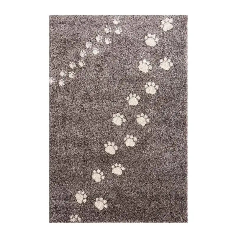 Sonderangebot Art for Kids Kinderteppich Bärenspuren grau