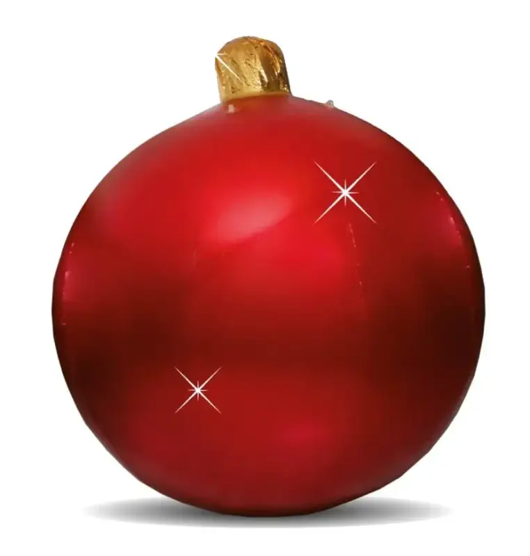 Neu Aufblasbare Weihnachtskugel 200 cm mit 5 Edelstahl Ösen
