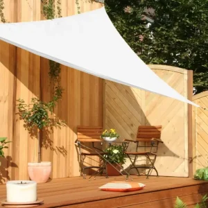 Dreieck-Sonnensegelwasserdurchlässig weizen500 x 500 x 500 cm Must-Have