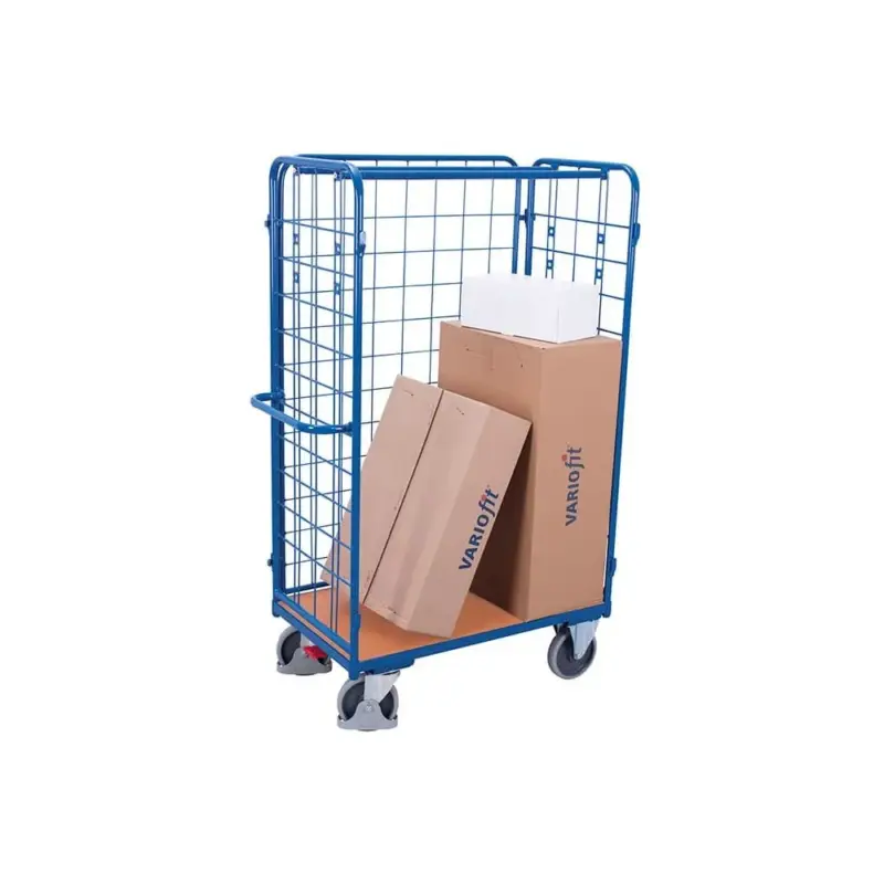 Dreiwandwagen, Transportwagen, hoch Typ L, 500 kg Traglast, EasySTOP Aktuell