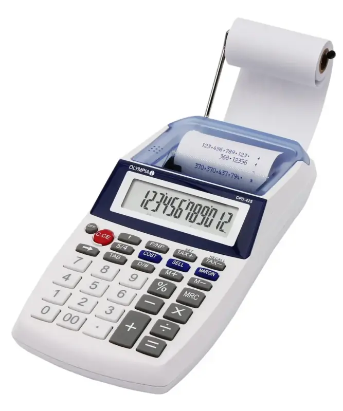 Druckender Tischrechner Finale Aktion