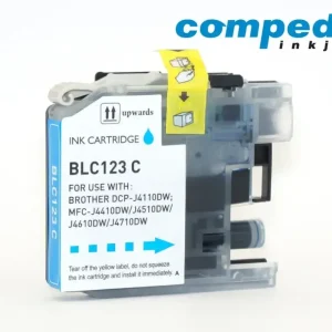 Zertifiziert Druckerpatrone für Brother LC123C08 Cyan