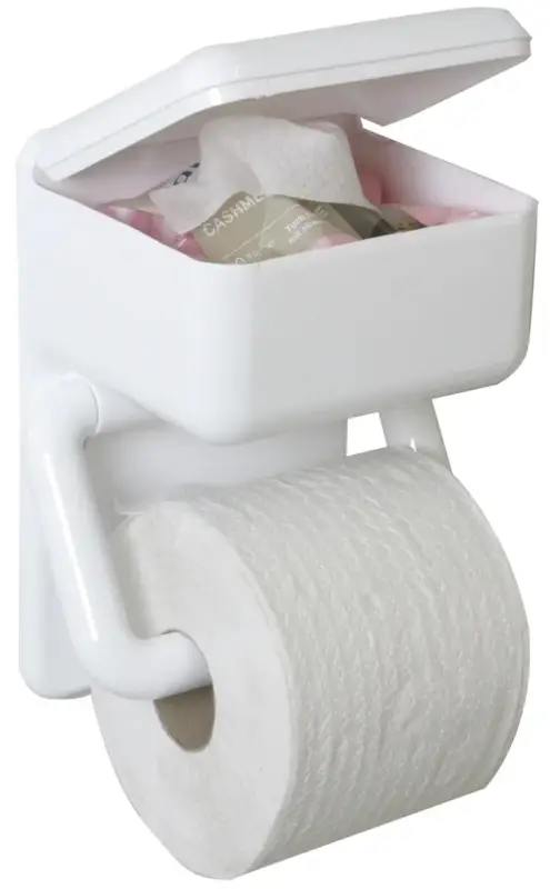 Ausverkauf Duo WC-Papierhalter, mit Feuchttuchbox