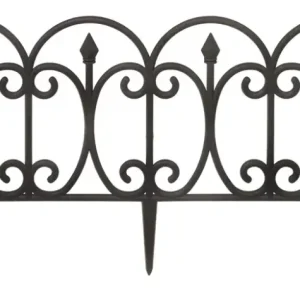 Neu Gartenzaun in anthrazit