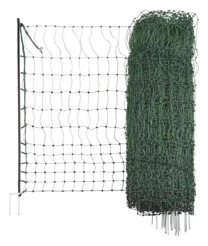 Expressversand Geflügelnetz 106 cm mit Doppelspitze, 50 m, nicht elektrifizierbar