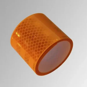 Gelbes Reflektorband, selbstklebend, 2 m Ausverkauf
