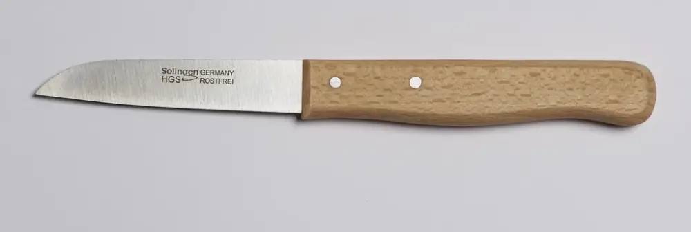 Sonderaktion Gemüsemesser, 8 cm, mit Buchenholzgriff