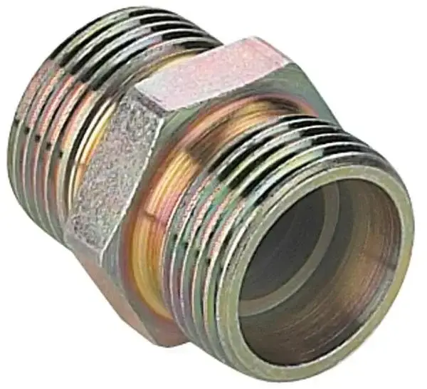 Gerade Rohrverschraubung 15L, für Rohraußendurchmesser 15 mm Echt
