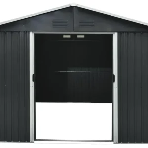 Top-Angebot Gerätehaus Dresden II 1012, Schiefer/Creme