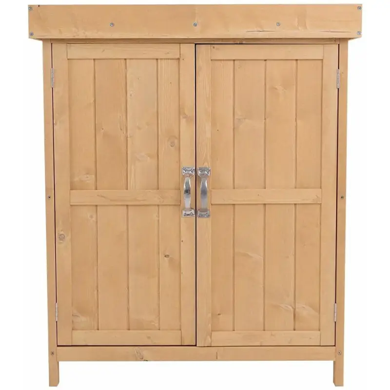 Solange Der Vorrat Reicht Geräteschuppen Gartenschrank 2 Fächer Tannenholz Natur