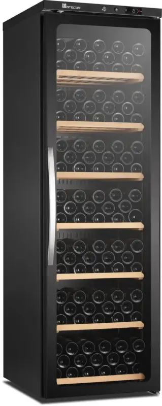 Getränkekühlschrank, Weinkühlschrank WK162 mit Glastür - 537L, Fassungsvermögen für 163 Flaschen Schneller Versand