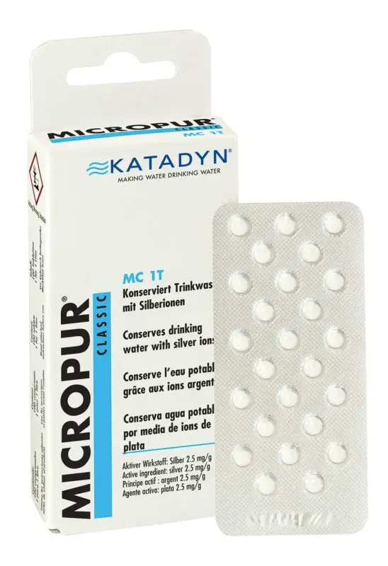 Nur Für Kurze Zeit KATADYN Micropur Classic MC 1T - 100 Tabletten 4 x 25 Tabletten