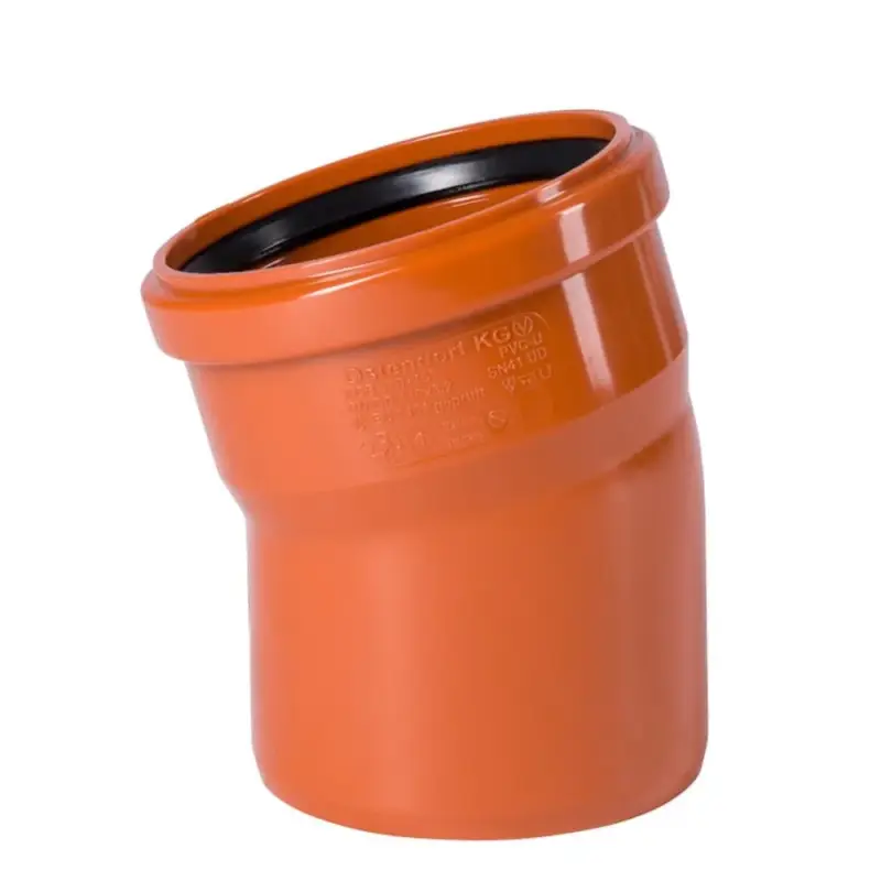 KG Bogen 160, 15 Grad, Abwasserrohrbogen, Kanalrohrbogen Billig