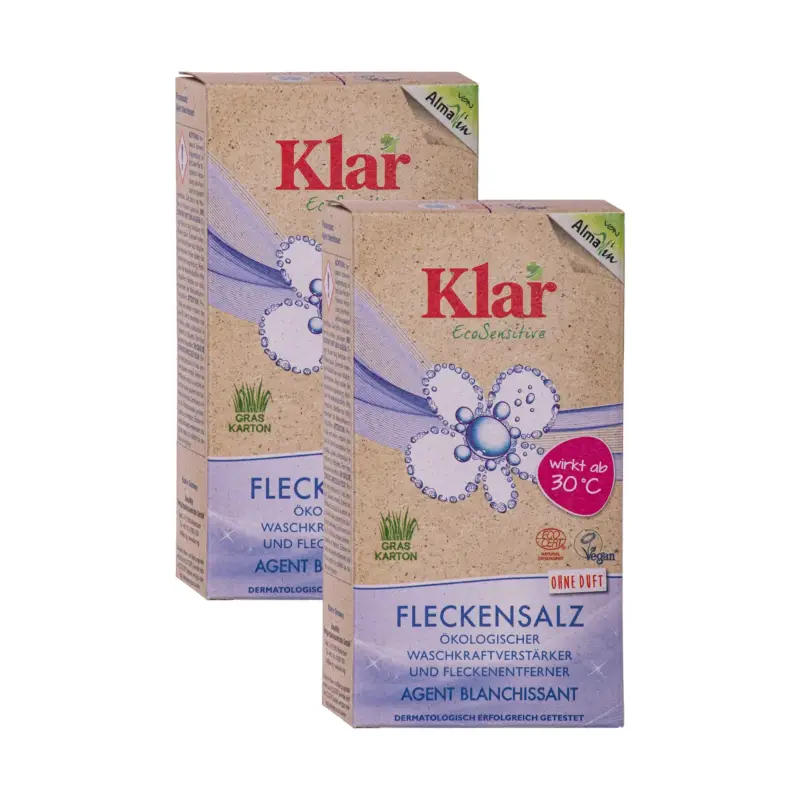 KLAR Fleckensalz 400 g x 2 gegen Flecken ohne Duft Online Kaufen