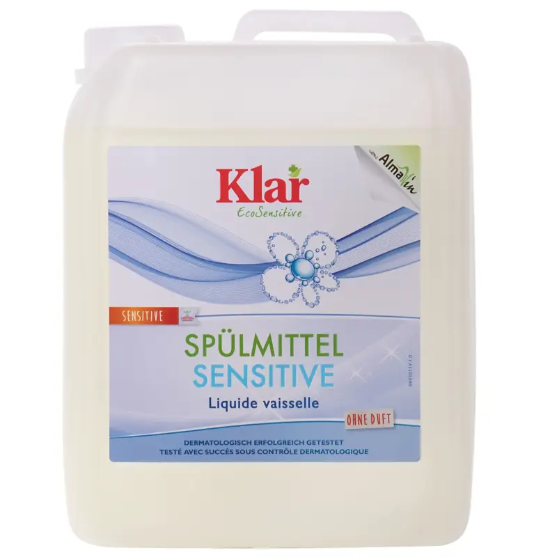 Abverkauf KLAR Spülmittel sensitive ohne Duft 5 Liter