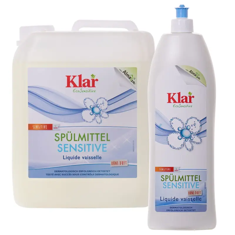KLAR Spülmittel sensitive ohne Duft in verschiedenen Größengebinden Angebot