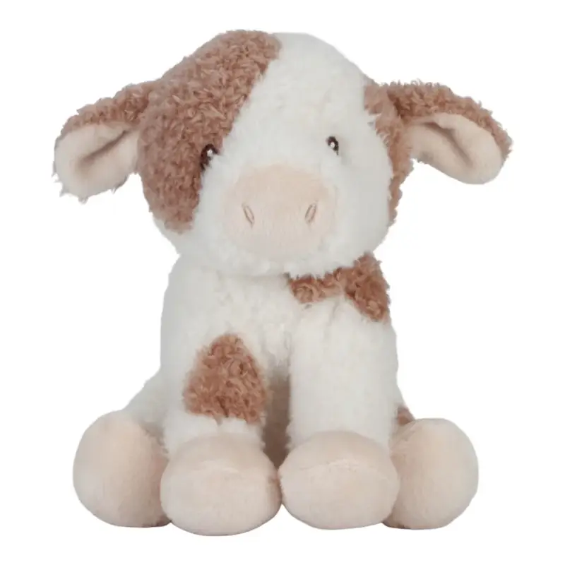 Little Dutch Kuscheltier, Plüschtier, Stofftier Kuh - Little Farm, aus weichem Stoff - Perfekt zum Spielen & Schmusen, 17cm Rabatt
