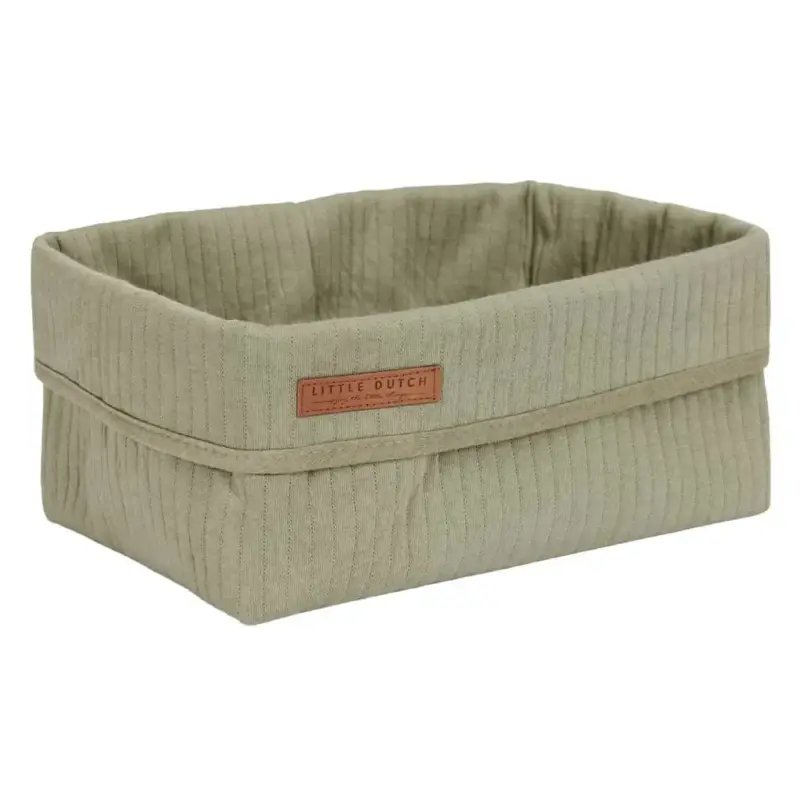 Little Dutch Körbchen groß uni oliv "Pure Olive" Begrenztes Angebot