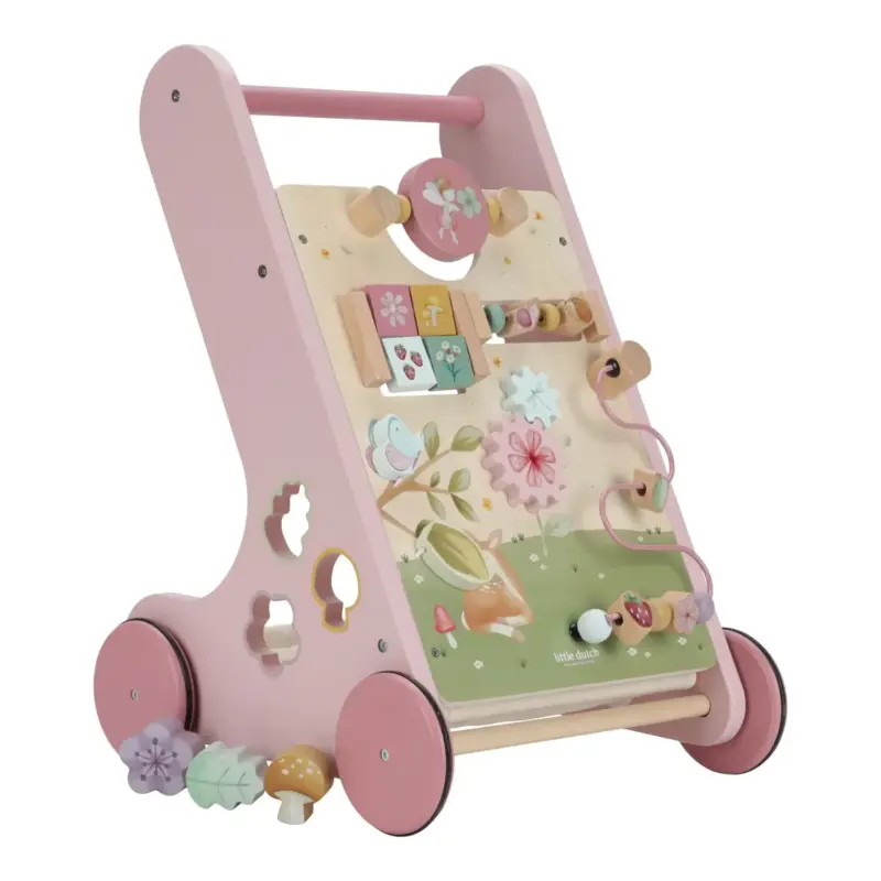 Billig Little Dutch Lauflernwagen Holz, laufhilfe - Fairy Garden, Multi Activity