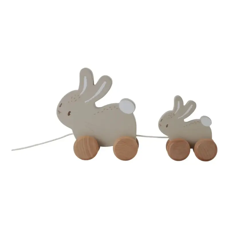 Neue Kollektion Little Dutch Nachziehtier Hase - Baby Bunny, ab 12+ Monate