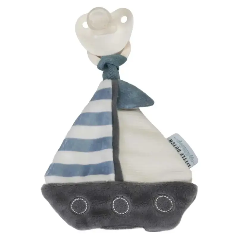Must-Have Little Dutch Schnullertuch Segelboot "Sailors Bay"