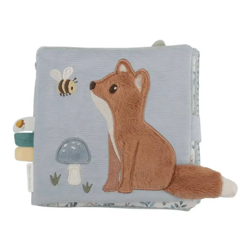 Wochenendangebot Little Dutch Stoffbuch, Babybuch Stoff - Forest Friends