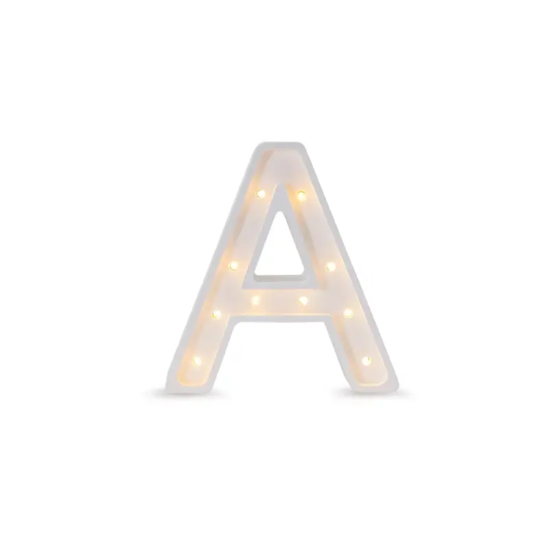 Little Lights Nachtlicht Kinder, Nachtlampe Mini-Briefe - 100% Kiefernholz natur Top-Preis