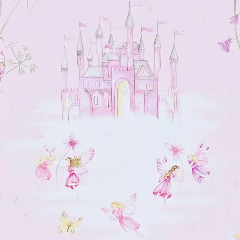 Günstig Little Sanderson Abracazoo Tapete Märchenschloss rosa