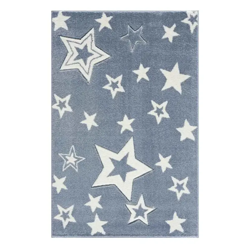 Livone Kinderteppich Galaxy Sterne blau, Teppichgrösse: 120 x 180 cm Online Kaufen