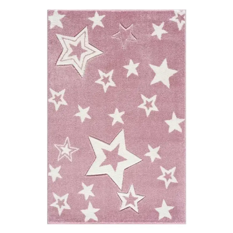 Livone Kinderteppich Galaxy Sterne rosa, Teppichgrösse: 160 x 230 cm Top-Seller