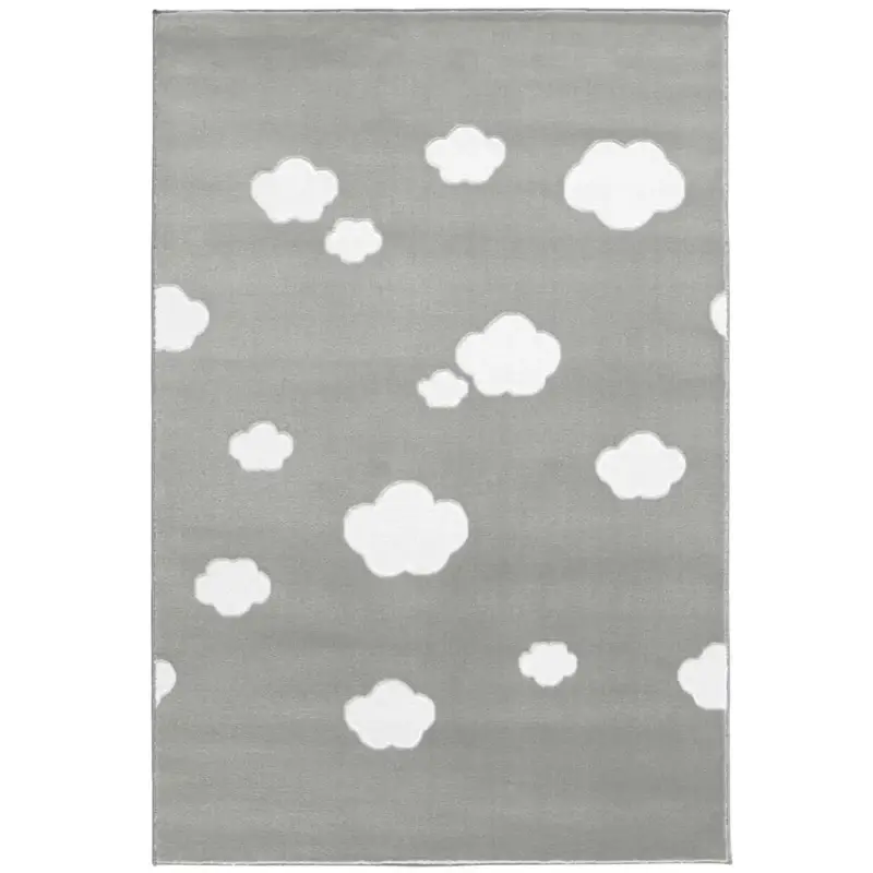 Neu Im Sortiment Livone Teppich Wolken grau, Teppichgrösse: 120 x 180 cm