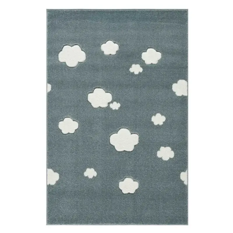 Geprüft Livone Teppich Wolken mint, Teppichgrösse: 160 x 230 cm