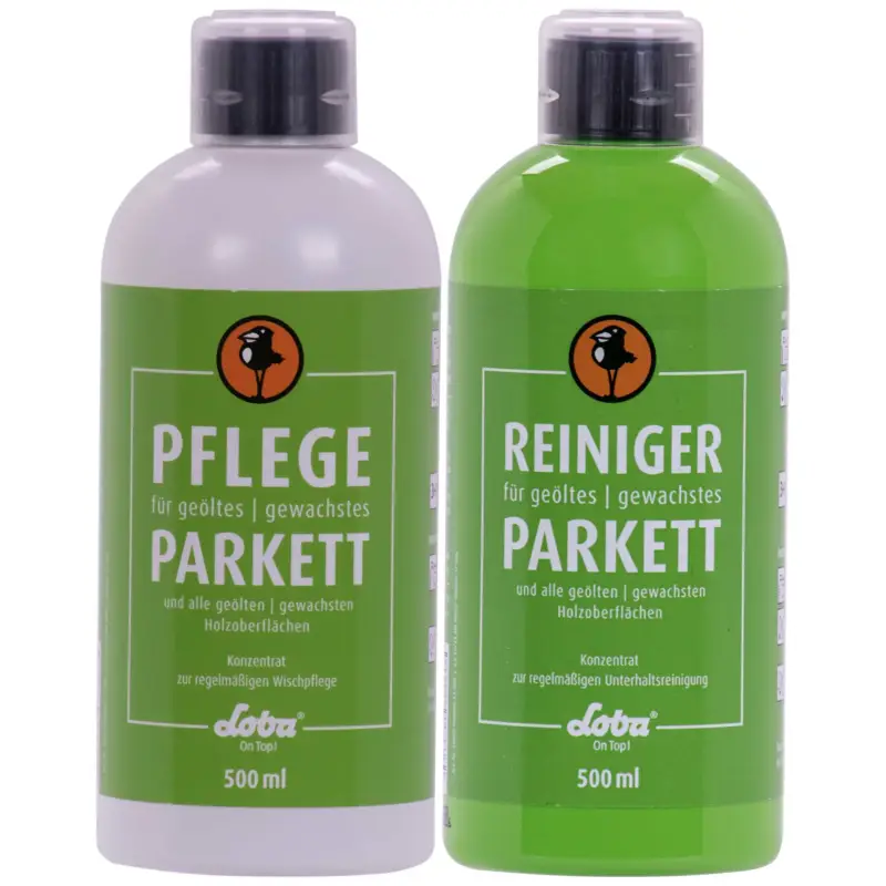 Loba Home Reinigen und Pflege Set für geöltes u. gewachstes Parkett 500 ml Mega-Angebot
