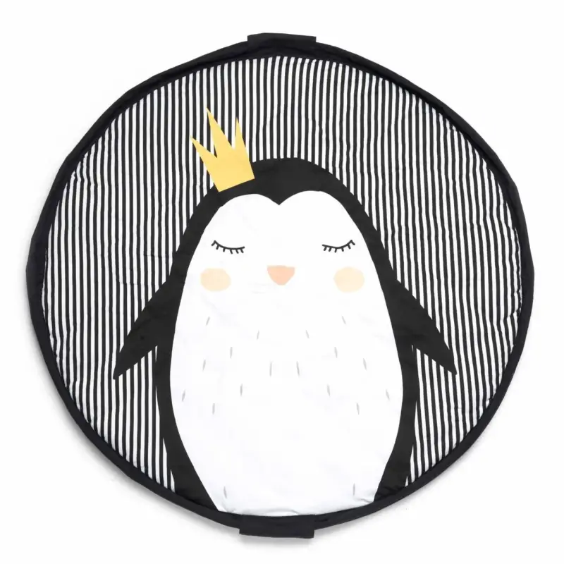 Neu Im Sortiment Play&Go Kinderteppich, Spielteppich, Spielmatte - Tasche, Farbe: Pinguin