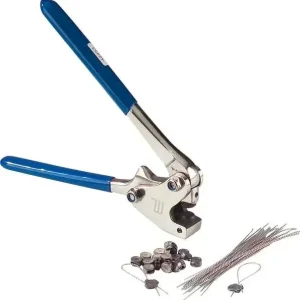 Neue Ware Plombierzange 8-10 mm für Blei & Kunststoffplomben, 170 mm Metall