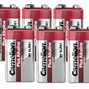Angebot Plus Alkaline 9V Block Batterie - 6 Stück