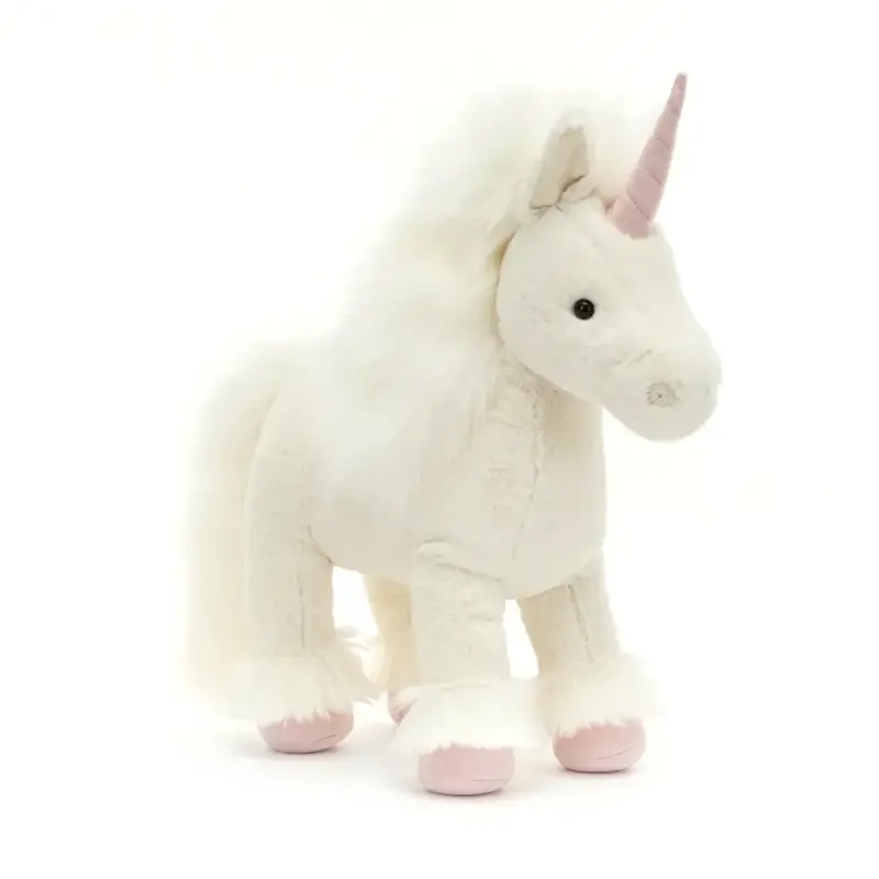Plüschtier Einhorn 28cm, Kuscheltier, pastellfarben, hochwertig, Geschenk für Kinder Rabatt