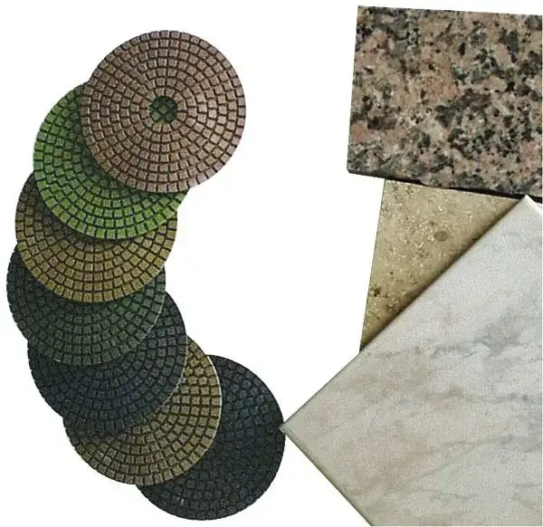 Billig Polierscheibe zum Nachpolieren von dunklen Steinen, 125 mm, 1 Stück