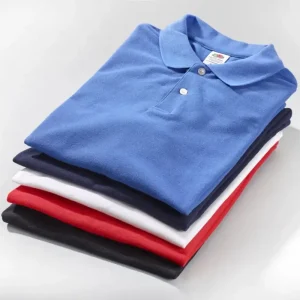 Geprüft Poloshirt mit Piquestruktur, Farbe rot, Gr.M