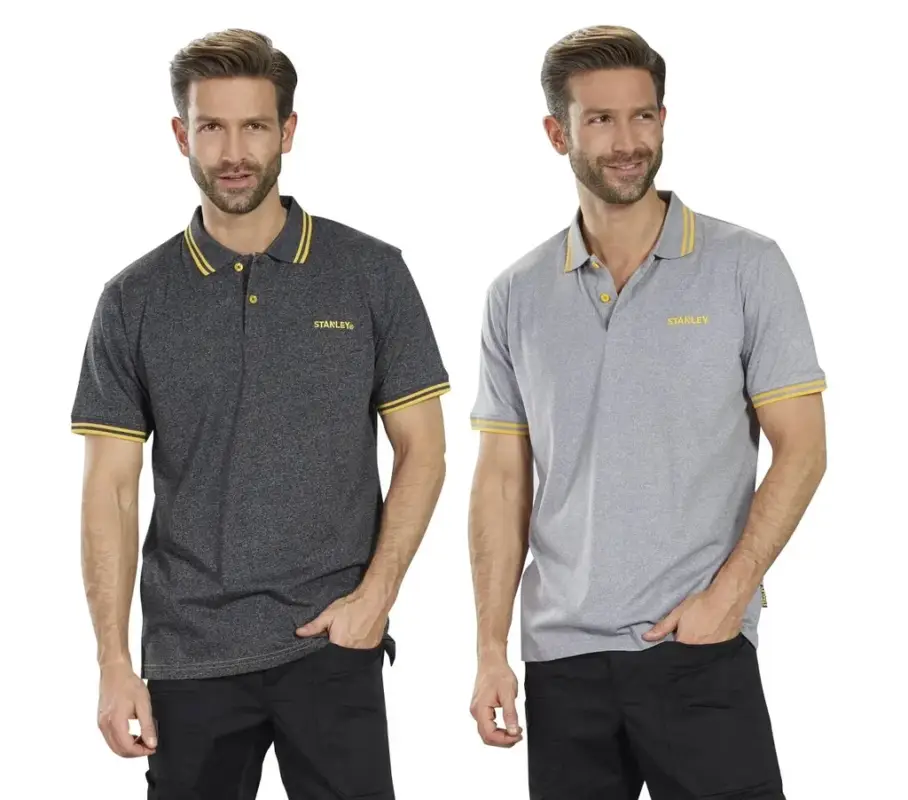 Knallerangebot Poloshirt, Farbe silber/melange, Gr.L