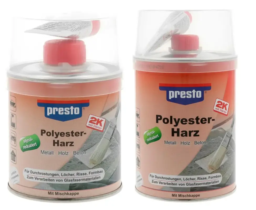 Polyesterharz, inklusive Härter, 1000 g Günstig