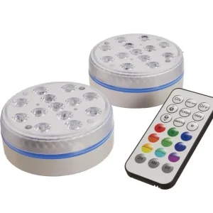 Versand Am Gleichen Tag Pool LED Lichter mit Fernbedienung IP68, 2er Set