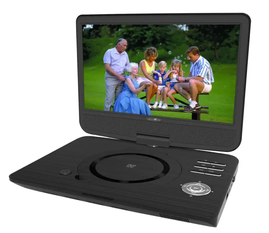 Portabler 10" LCD- Bildschirm mit DVD-Player Schneller Versand