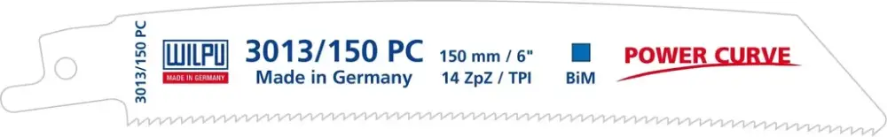 Power Curve Säbelsägen Sägeblatt 150 mm, 5 Stück Bestpreis