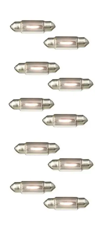 Bestpreis Schlusslicht und Kennzeichen Birnen, 10 Stück - Sofittenlampen