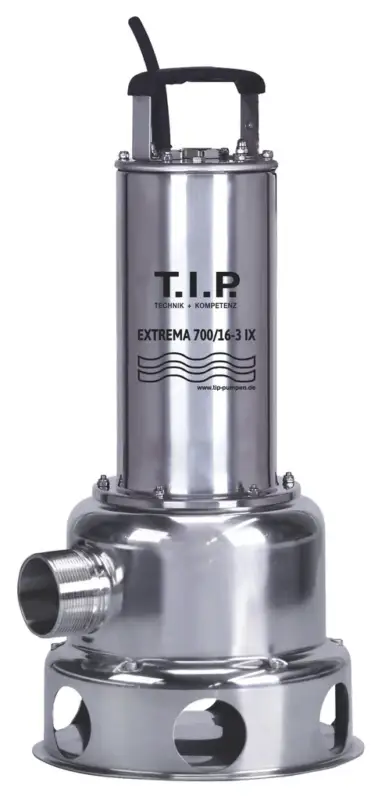 Bestseller Schmutzwasserbaupumpe Edelstahl "Extrema 700/16 IX-3" - bis 42.000 l/h Fördermenge