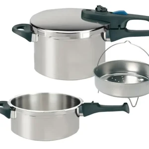 Schnellkochtopf Set 'Praktika Plus XL', 5-teilig, Edelstahl, Induktion Letzte Chance