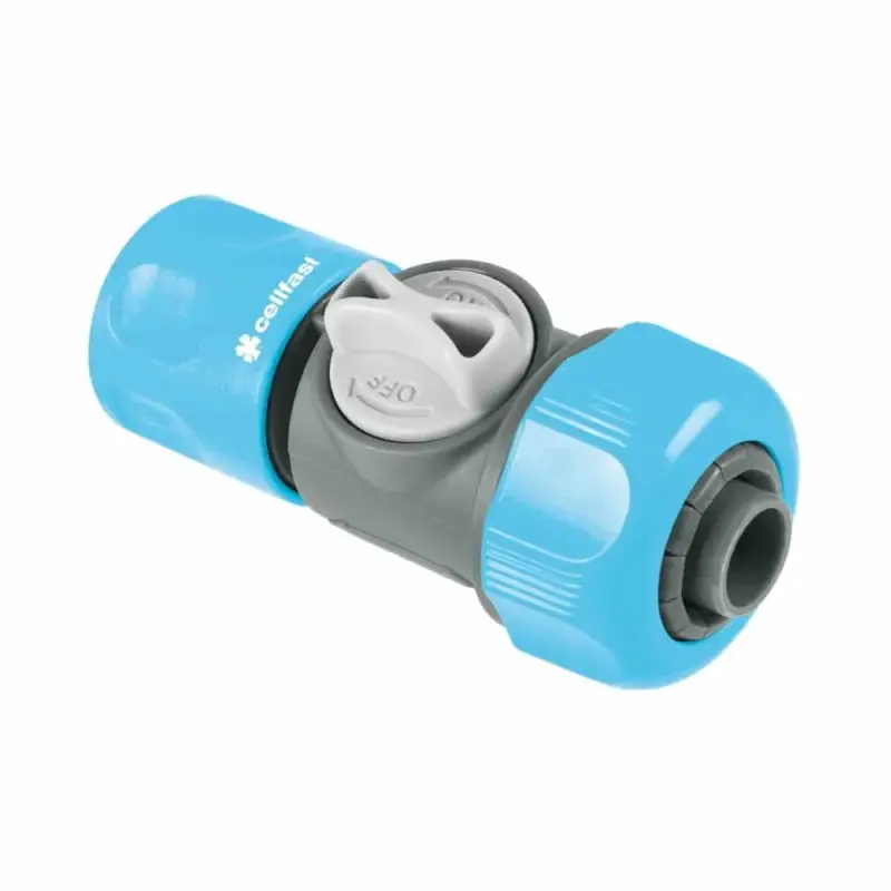 Schnellkupplung 3/4 Zoll, mit Ventil, Schlauchkupplung, Wasserkupplung Expressversand