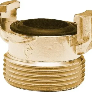 Schnellkupplung aus Messing, Gewindestück mit 1 1/4" Außengewinde, Nockenweite 40 mm Top-Seller