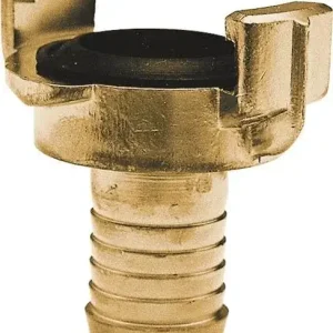 Kracherpreis Schnellkupplung aus Messing, Schlauchstück 1 1/4", Nockenweite 40 mm